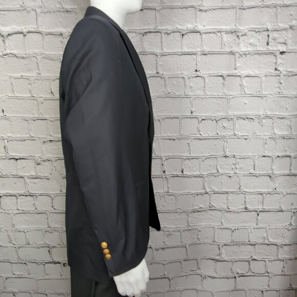 Jim Beam "Premium Nuts" JoS A Bank Wool Navy Blazer, Men's 42 - Picture 4 of 12